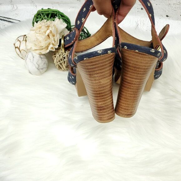 Fossil Ladybug Canvas High Heels Platform - Picture 7 of 12